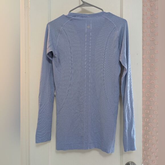 NWOT Lululemon Run: Swiftly Tech Long Sleeve Lavender Dusk Size 8 Athletic - Picture 5 of 6